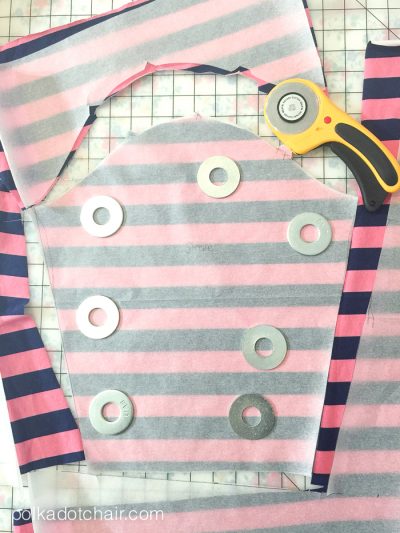 Sewing Tutorial to make a simple knit T-Shirt dress by Melissa Mortenson of PolkadotChair.com