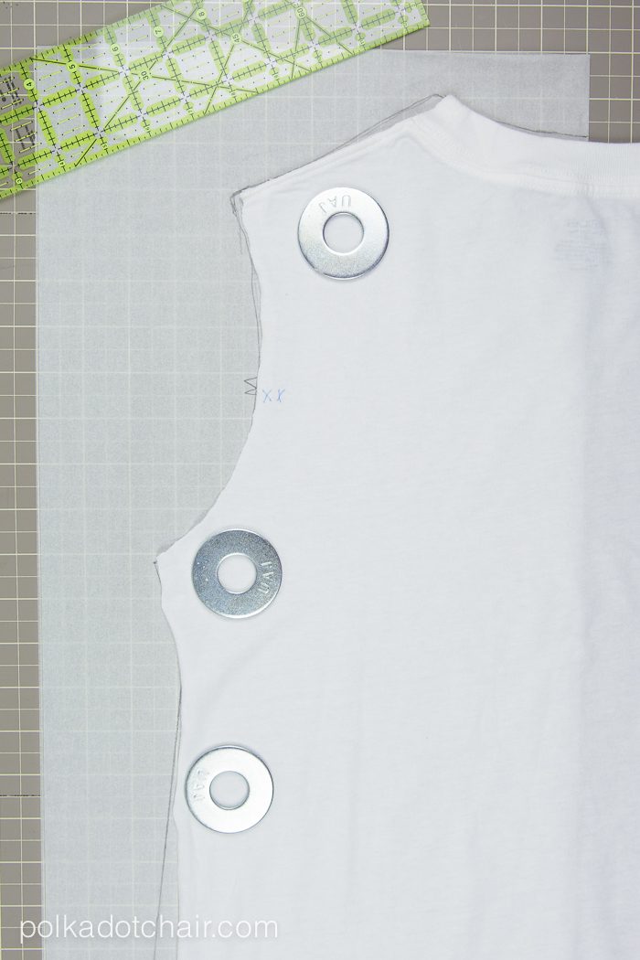 Sewing Tutorial to make a simple knit T-Shirt dress by Melissa Mortenson of PolkadotChair.com