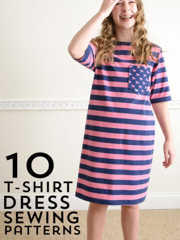 10 T-Shirt Dress Sewing Patterns