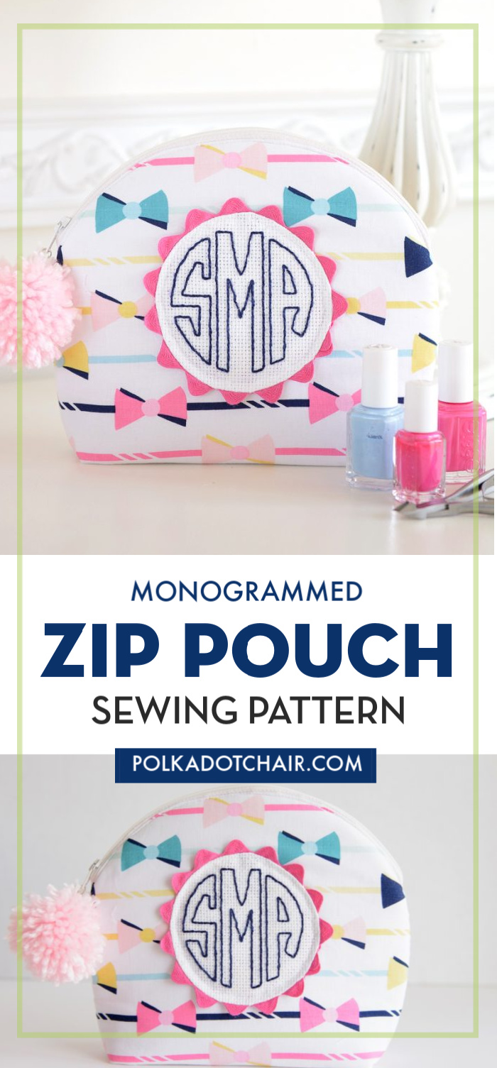 DIY Zip Pouch Tutorial Pinterest