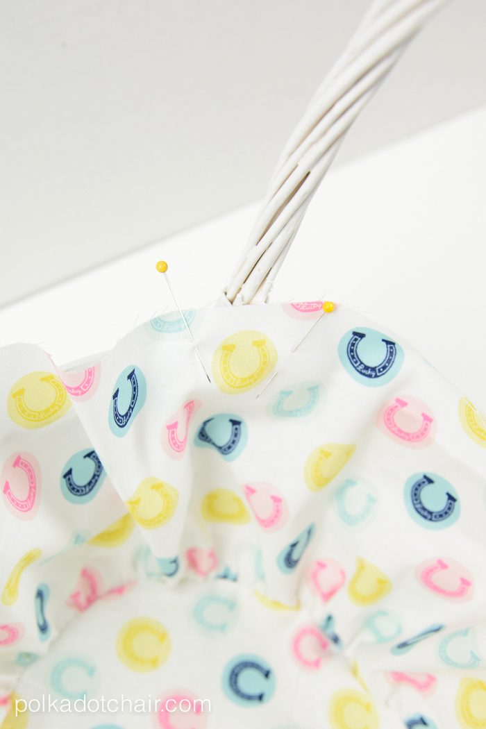 How to sew a custom Easter Basket Liner