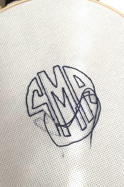 Monogram Arch Top Zip Pouch Sewing Tutorial by Melissa Mortenson of polkadotchair.com