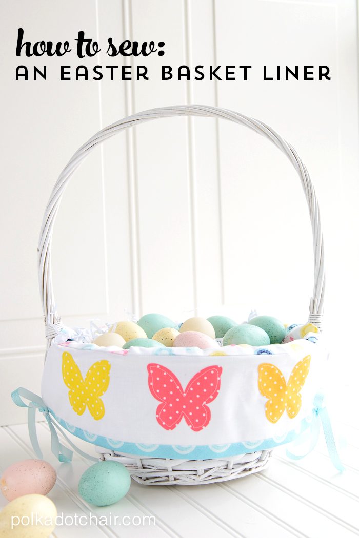 How to sew a custom Easter Basket Liner