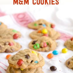 Crispy M&M Malted Milk Cookie Recipe- YUM!