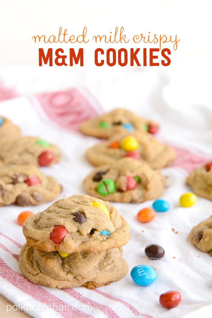 m&m crunchy cookie