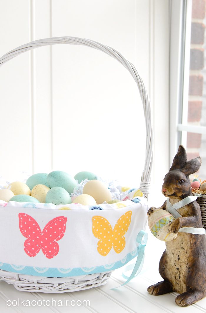 Easter Basket Liner Pattern on Polka Dot Chair Sewing Blog