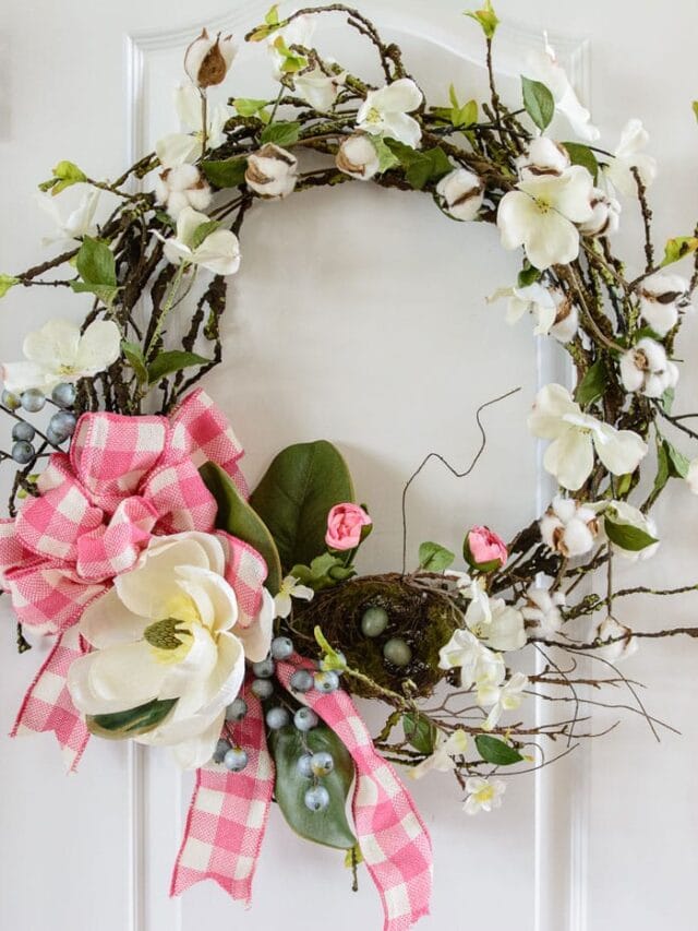 How to Make a Magnolia Wreath Story The Polka Dot Chair