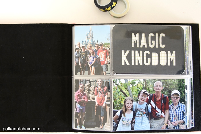 Cute and Simple ways to create a Disney scrapbook 