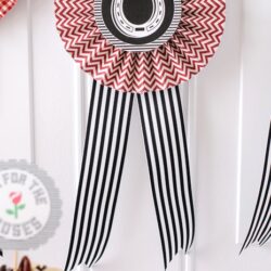How to make Paper Prize Ribbons and Rosettes on polkadotchair.com