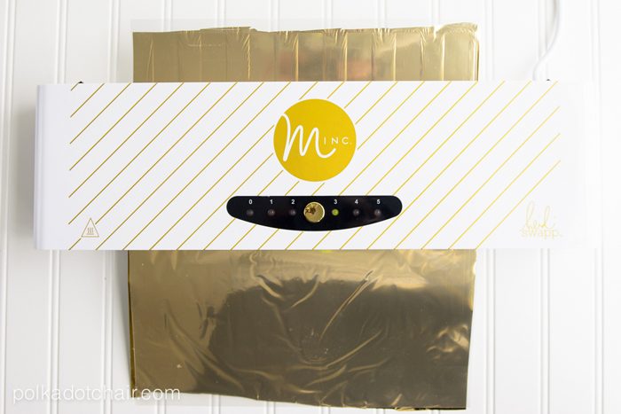 DIY Gold Foil Artwork Tutorial (and free printable) on polkadotchair.com