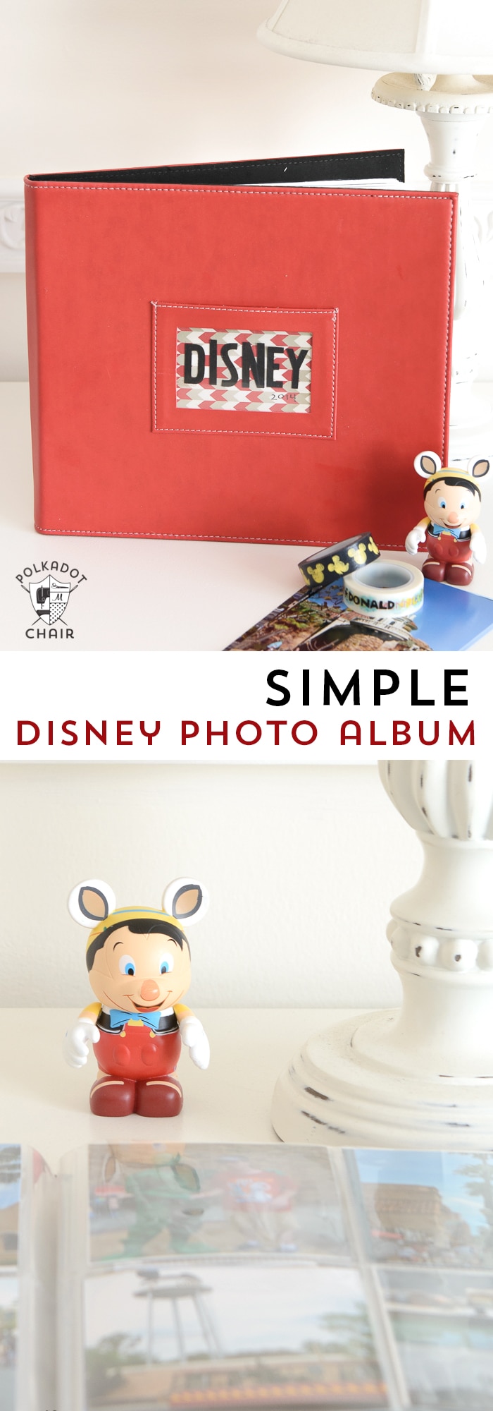 Cute and Simple ways to create a Disney scrapbook