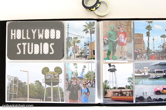 Cute and Simple ways to create a Disney scrapbook