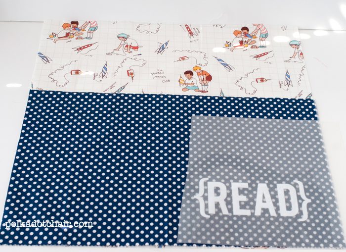 Sewing Pattern for an "On the Go Reading Pillow" a cute pocket pillow for kids 