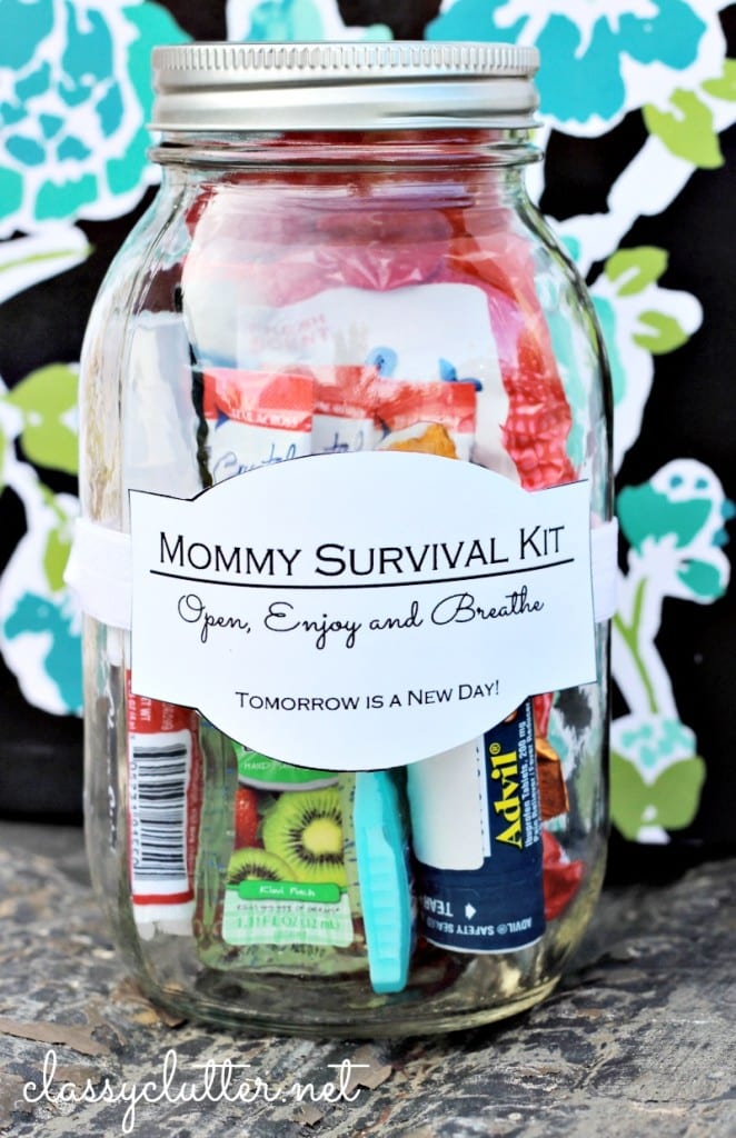 Mommy Survival Kit - such a cute gift idea