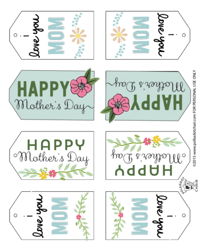 Cute Mason Jar Gift Ideas for Mother's Day {and free printable tags} on polkadotchair.com