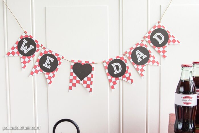 Father's Day BBQ Party Ideas and free printable party supplies