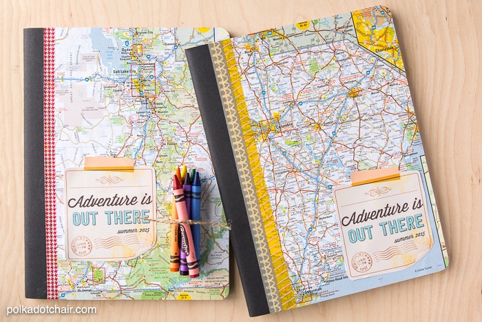 Cute ideas for summer journals for kids. Would be great for road trips!