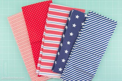 DIY Pocket Tee for the 4th of July - includes templates for the pocket and outline of the USA