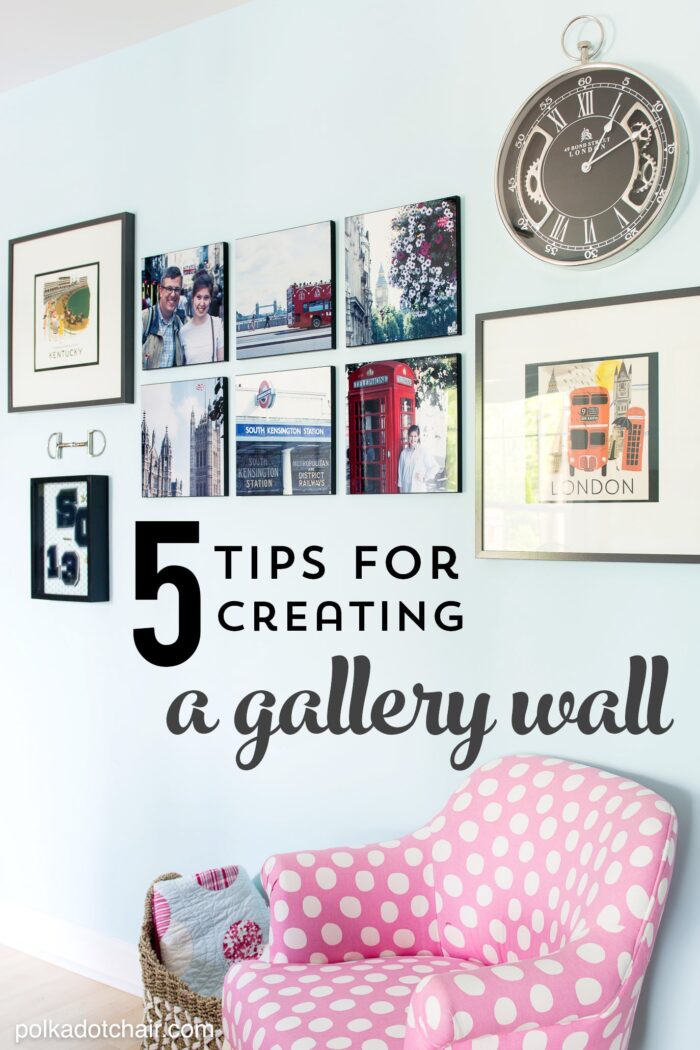 From layout ideas to hanging tips, 5 Tips for Creating a Gallery Wall