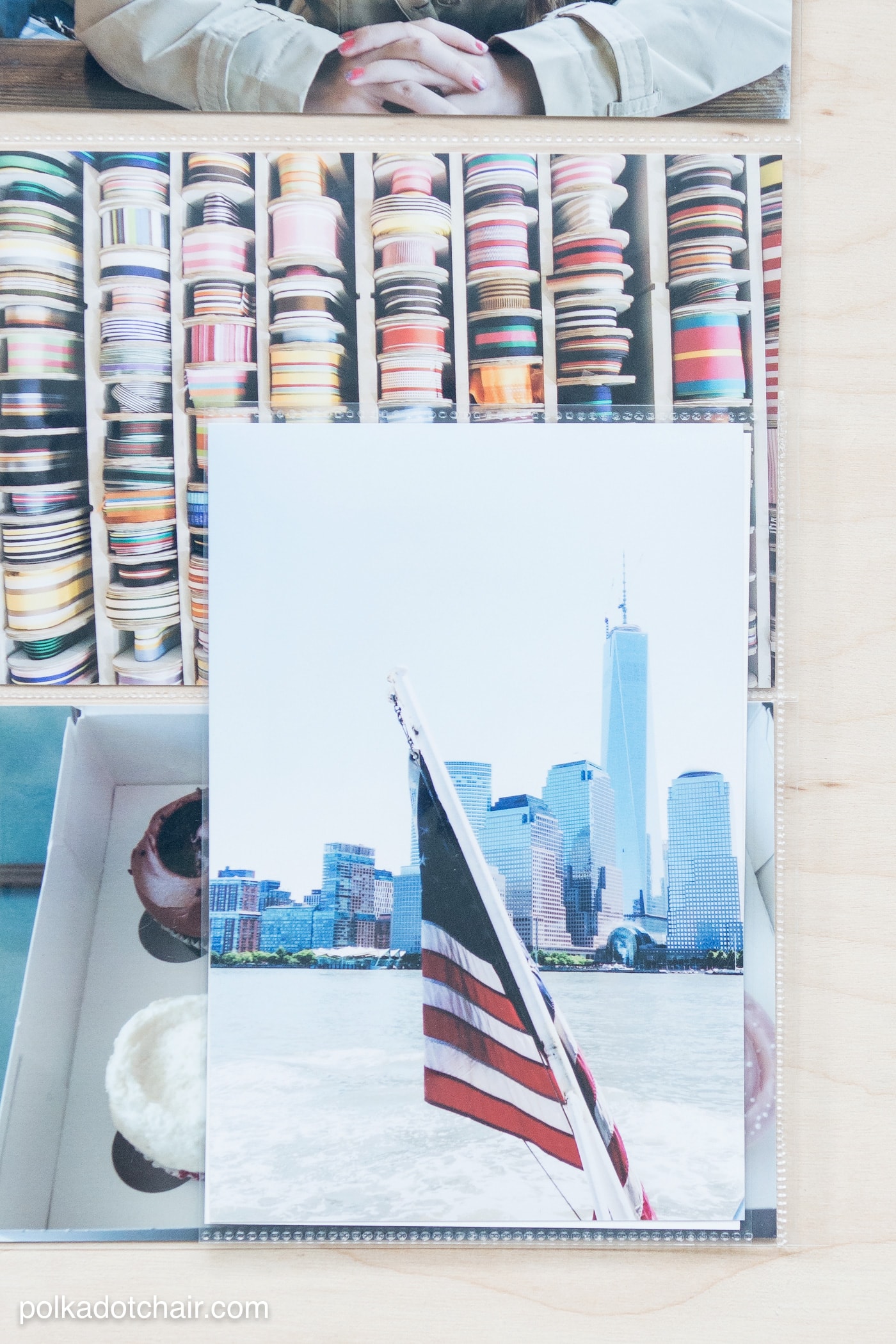 How to create custom photo sleeves for odd shaped memorabilia from vacations or old photos. 