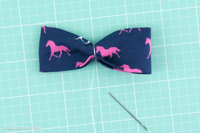 How to Make Bow Tie Bracelets .. a free sewing pattern by Melissa Mortenson of polkadotchair.com 