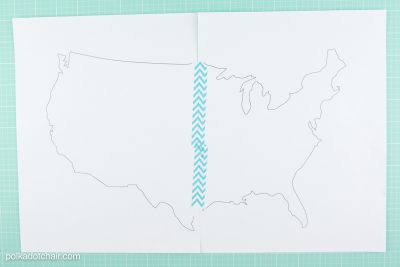 DIY Pocket Tee for the 4th of July - includes templates for the pocket and outline of the USA