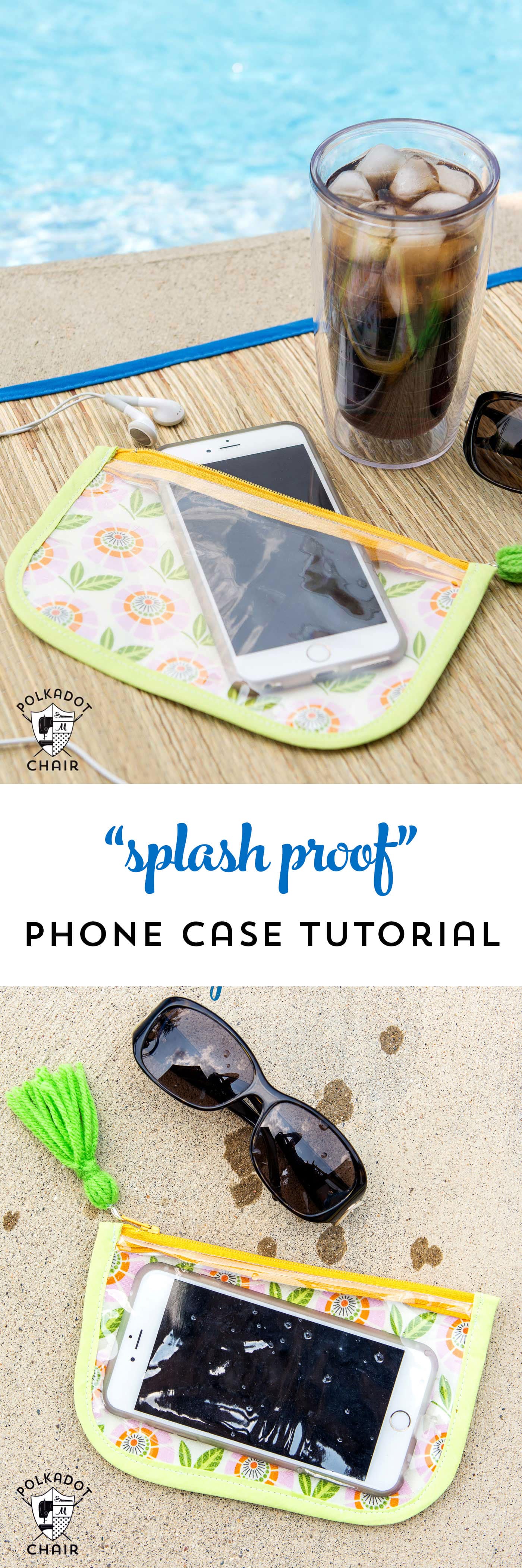 DIY splash proof pouch pinterest post