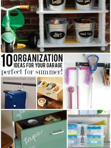 10 Garage Organization Ideas and tips perfect for summer!