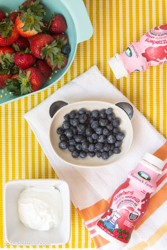 Recipe for Protein Smoothie Popsicles with fresh fruit