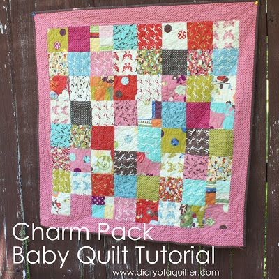 Charm Pack Baby Quilt Tutorial