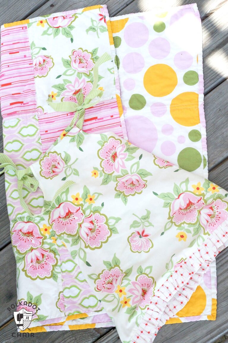 Tuesday Tutorial: Fat Quarter Baby Dress & Quilt