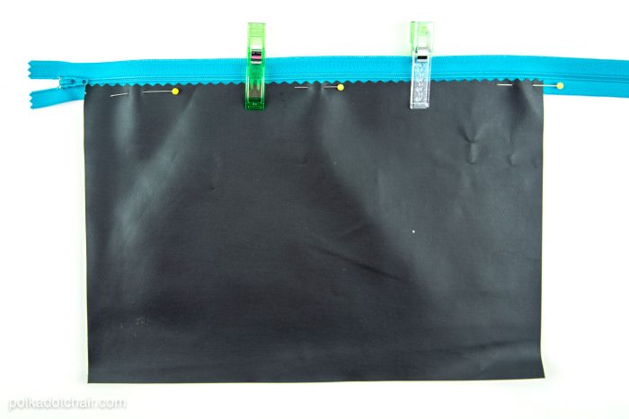 Chalkboard pencil pouch sewing pattern -clever idea for back to school or a teacher appreciation gift 