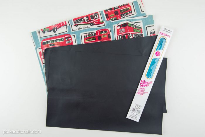 Chalkboard pencil pouch sewing pattern -clever idea for back to school or a teacher appreciation gift 