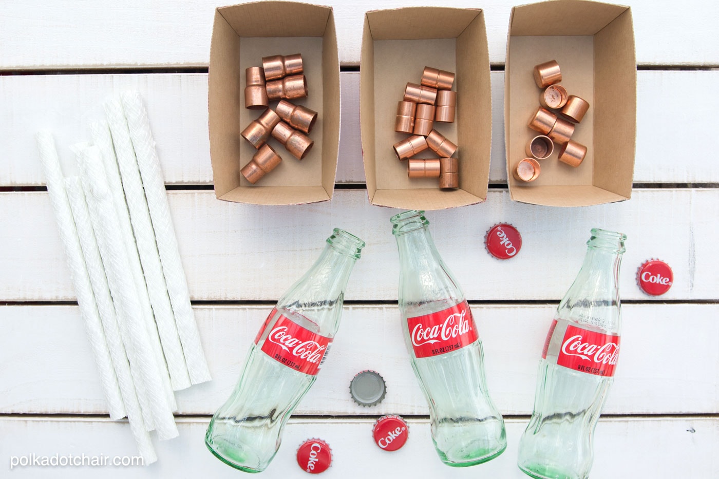 DIY tabletop s'mores maker made from upcycled Coca-Cola bottles