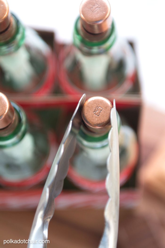 DIY tabletop s'mores maker made from upcycled Coca-Cola bottles