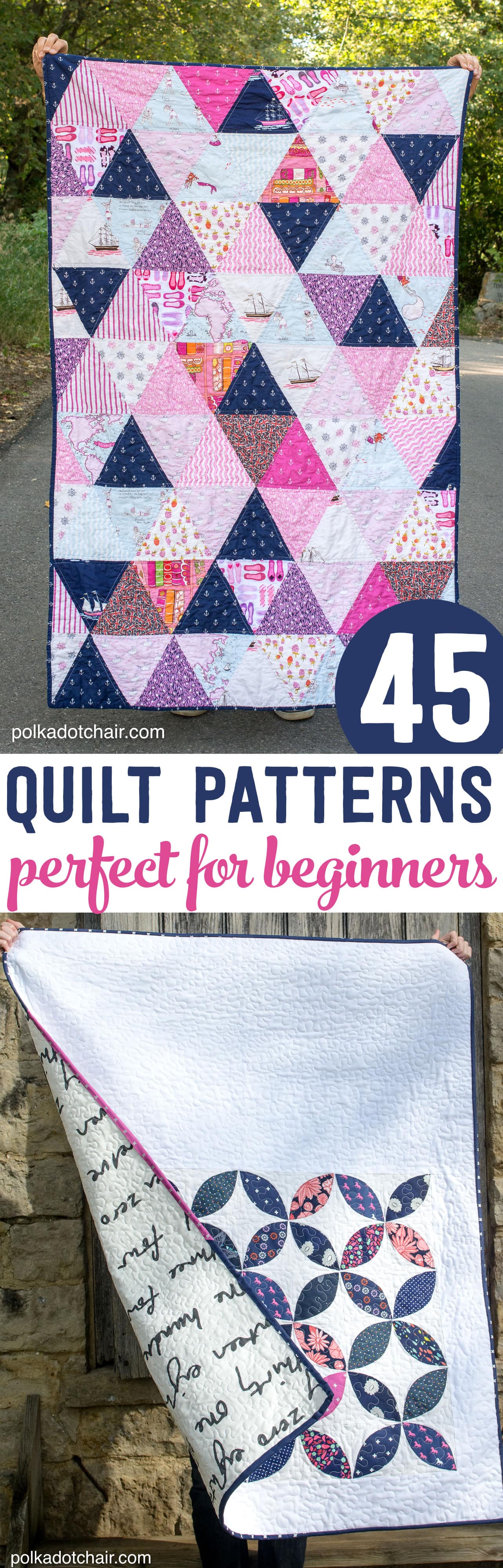 45 Beginner Quilt Patterns And Tutorials On Polka Dot Chair 45-beginner-quilt-patterns-and-tutorials-on-polka-dot-chair