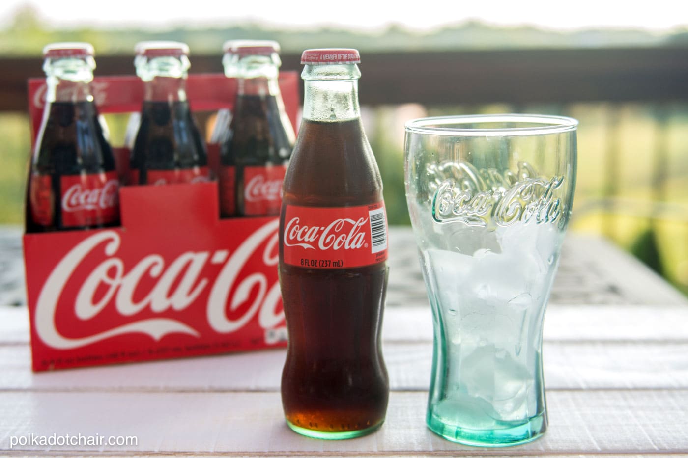 DIY tabletop s'mores maker made from upcycled Coca-Cola bottles