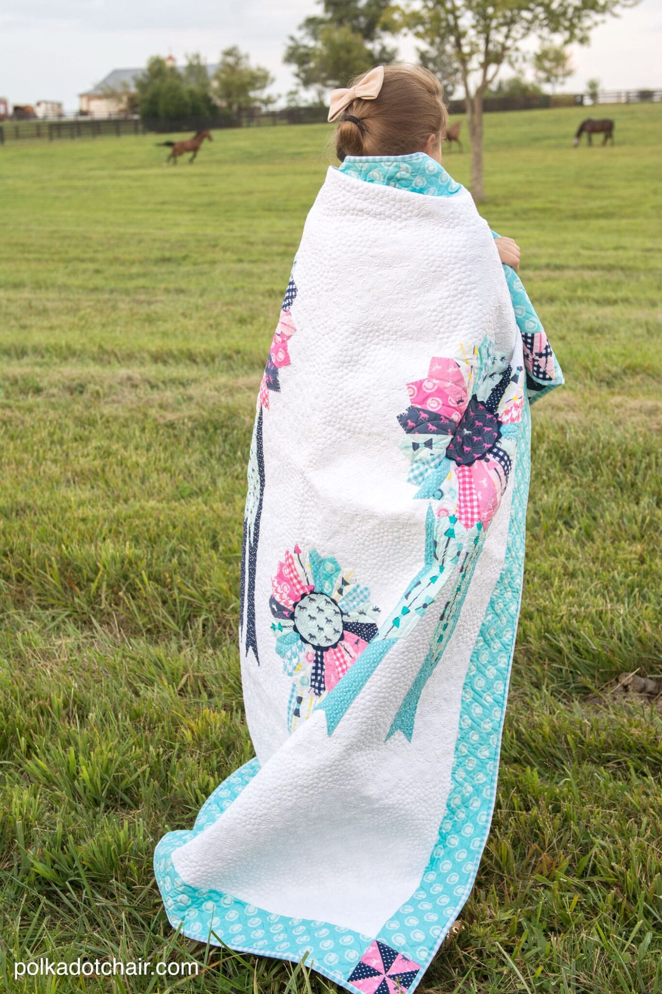 Derby Style Prize Ribbons Quilt Pattern on polkadotchair.com