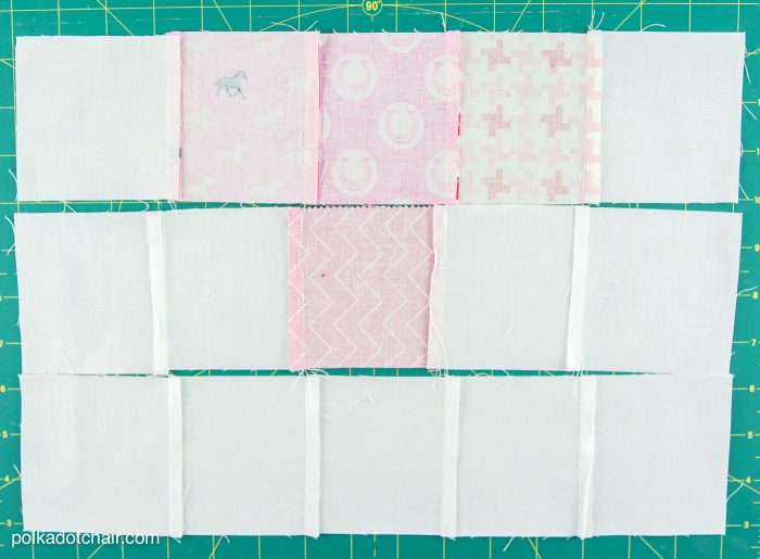 September Quilt Block of the Month: a tutorial for a Plus Block on polkadotchair.com
