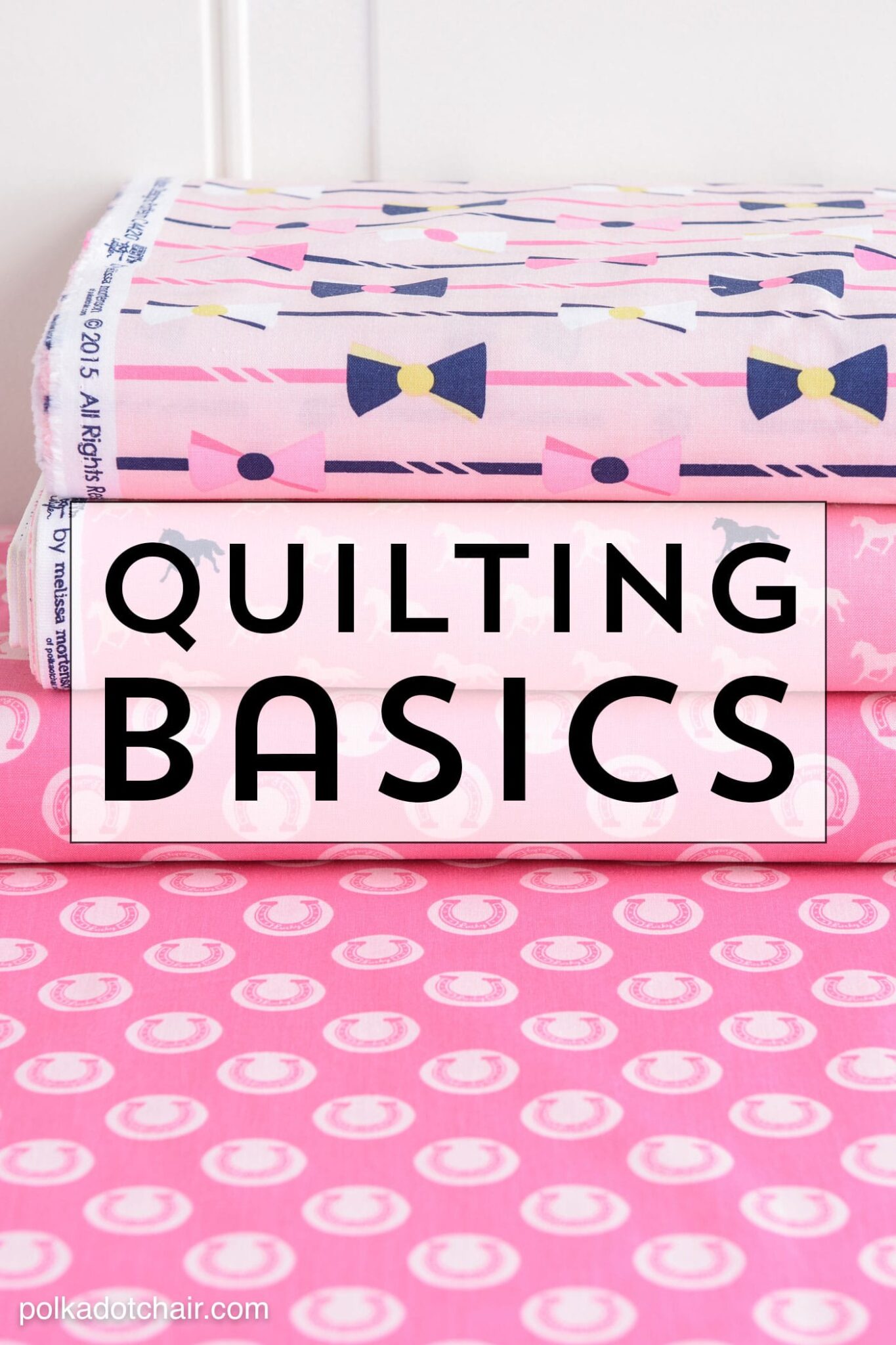 Quilting Basics for Beginners Polka Dot Chair