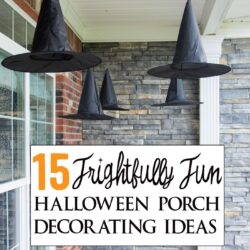 15 Frightfully Fun and creative ways to decorate your front porch for Halloween!