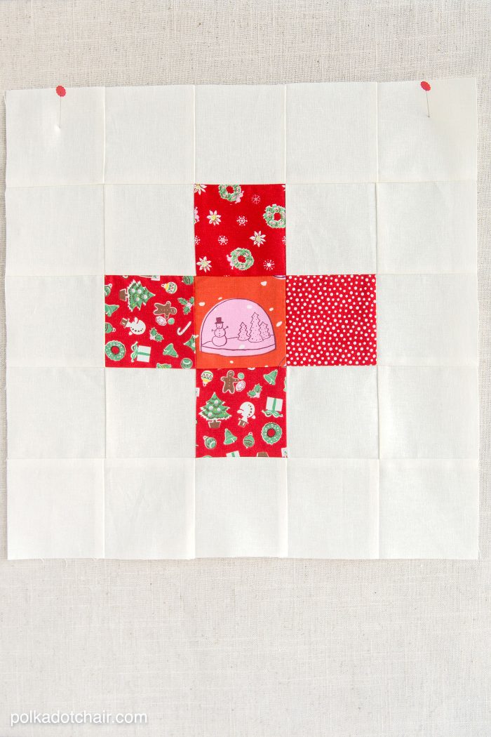 The October Quilt Block of the Month, a variation of a simple pinwheel block. Join in the block of the month series and make a quilt one month at a time.