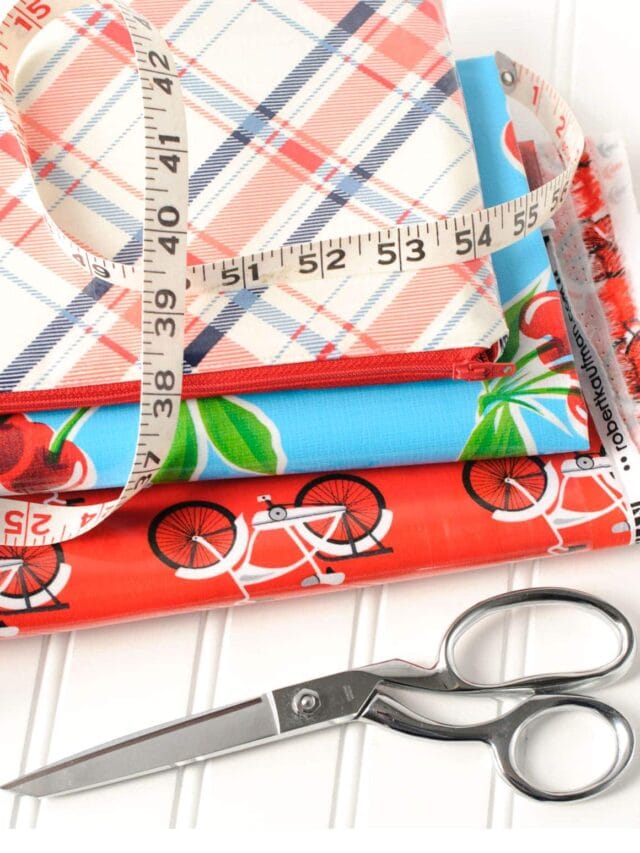 How to Sew with Laminated Fabric & Oilcloth Story The Polka Dot Chair