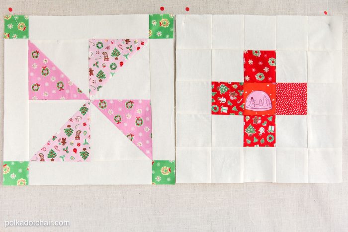 The October Quilt Block of the Month, a variation of a simple pinwheel block. Join in the block of the month series and make a quilt one month at a time.