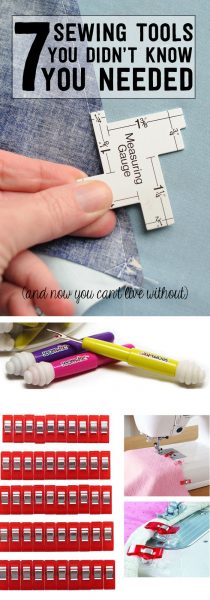 Great list of MUST HAVE Sewing tools, a few of them are new to me.