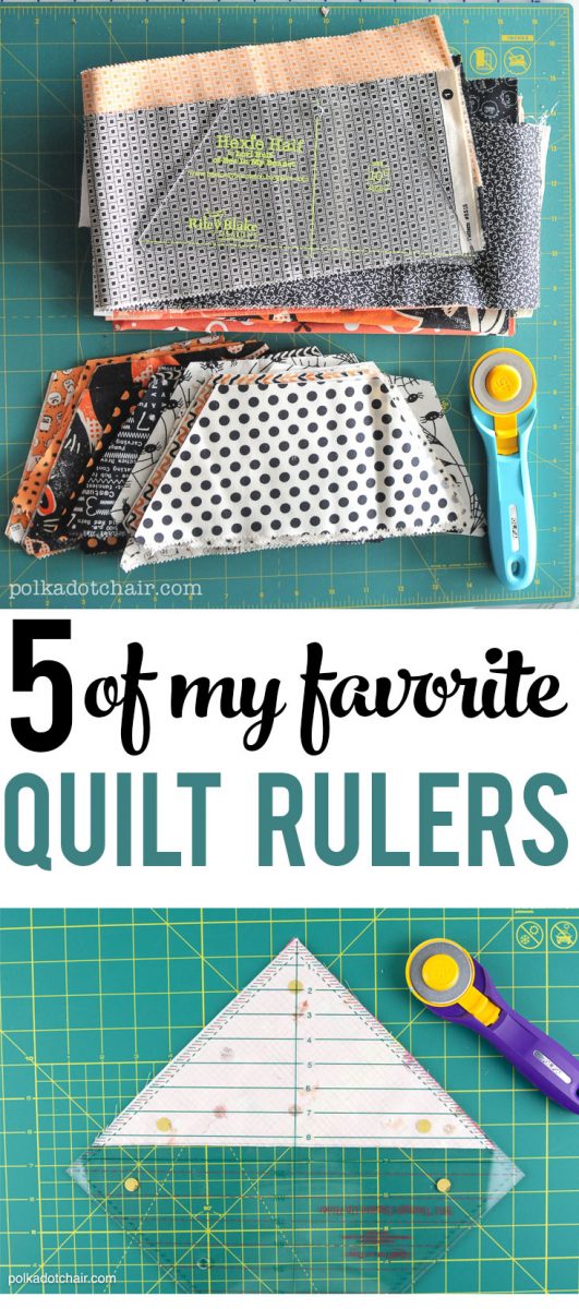 5 of my Favorite Quilt Rulers!! 