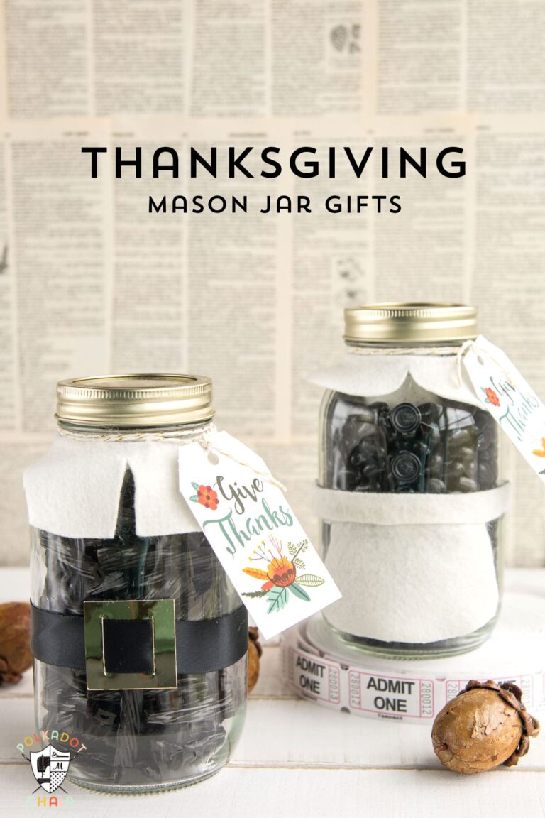 Thanksgiving Mason Jar Gift Idea