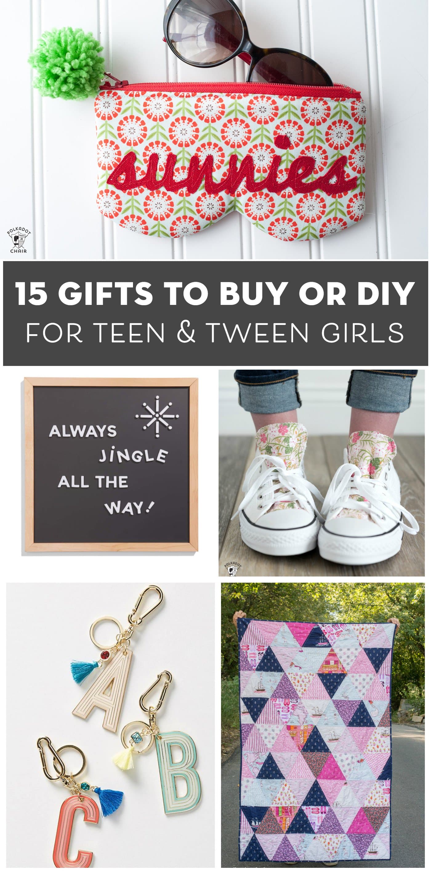 15 Gift Ideas for Teenage Girls That You Can DIY or Buy Polka Dot Chair