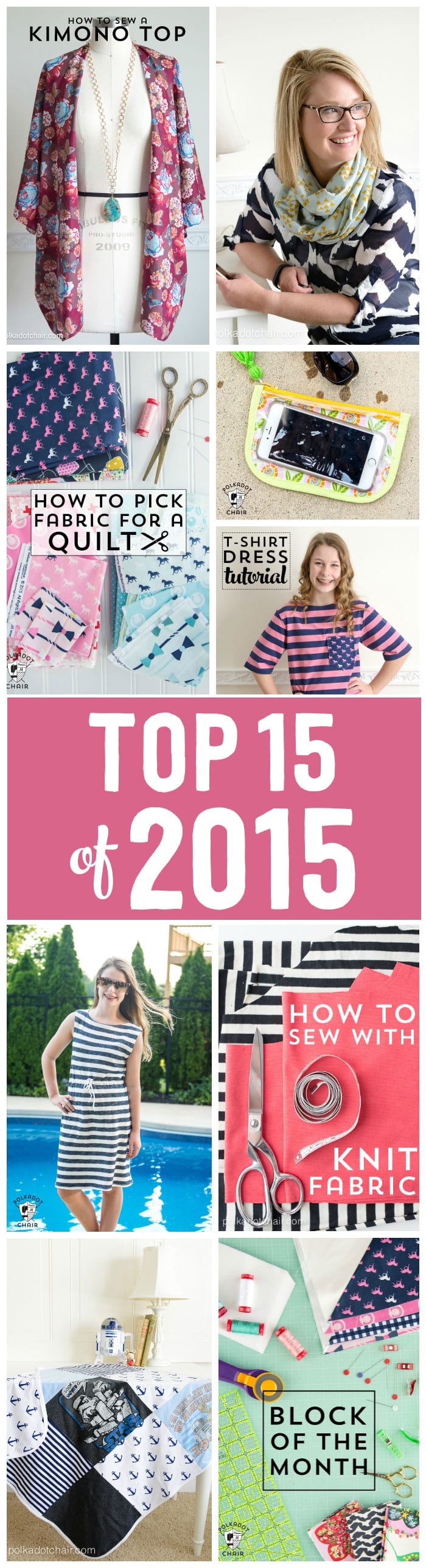 The top 15 best sewing patterns and tutorials of 2015 (they are free!)