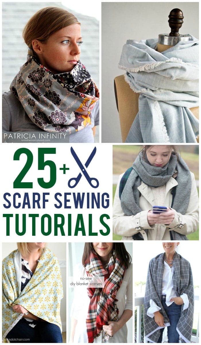 More than 25 Free Scarf Sewing Patterns and Tutorials